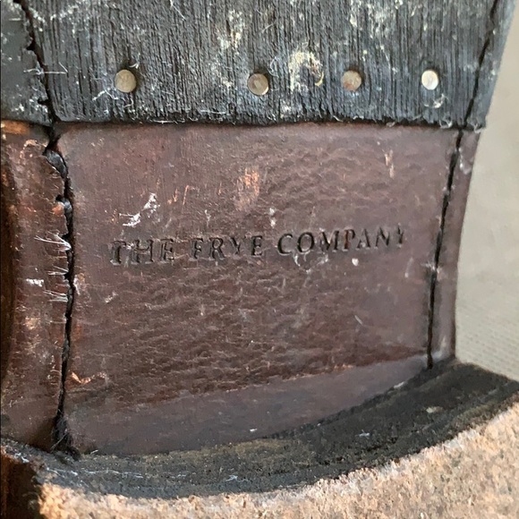 FRYE Women's Jenna Studded Tall Boot Dark Brown - Picture 6 of 8